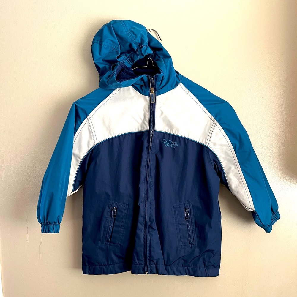 OSHKOSH Fleece/Lined Spring Jacket Kids Size 4, great condition